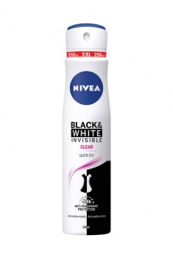 NIVEA INVISIBLE ON BLACK & WHITE CLEAR  XXL, 250 мл.